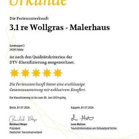 Reetdorf Geltinger Birk Malerhaus Wollgras